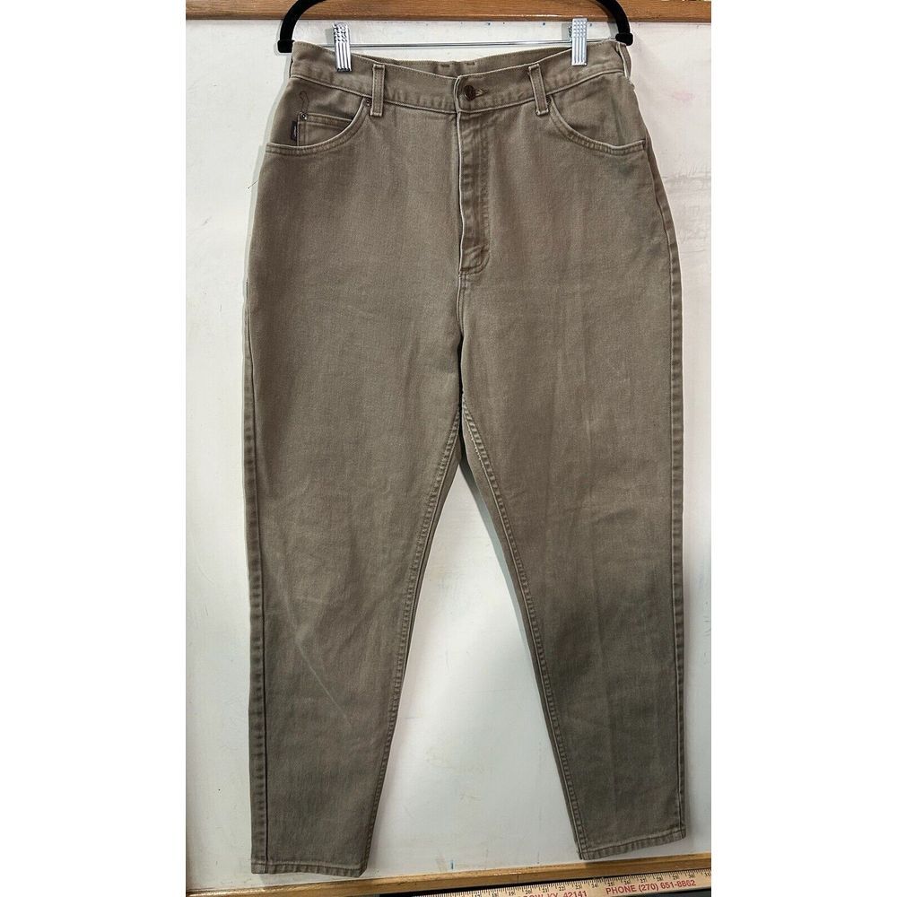 Vintage‎ Lee Riders Brown Mom Jeans Women's Size 16 Long